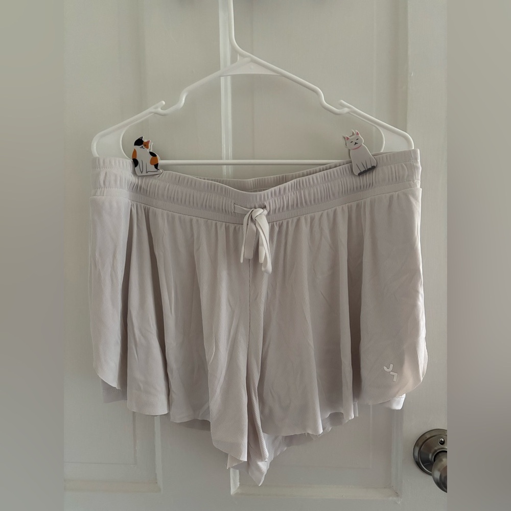 JoyLab Light Gray Flowy Drawstring Shorts